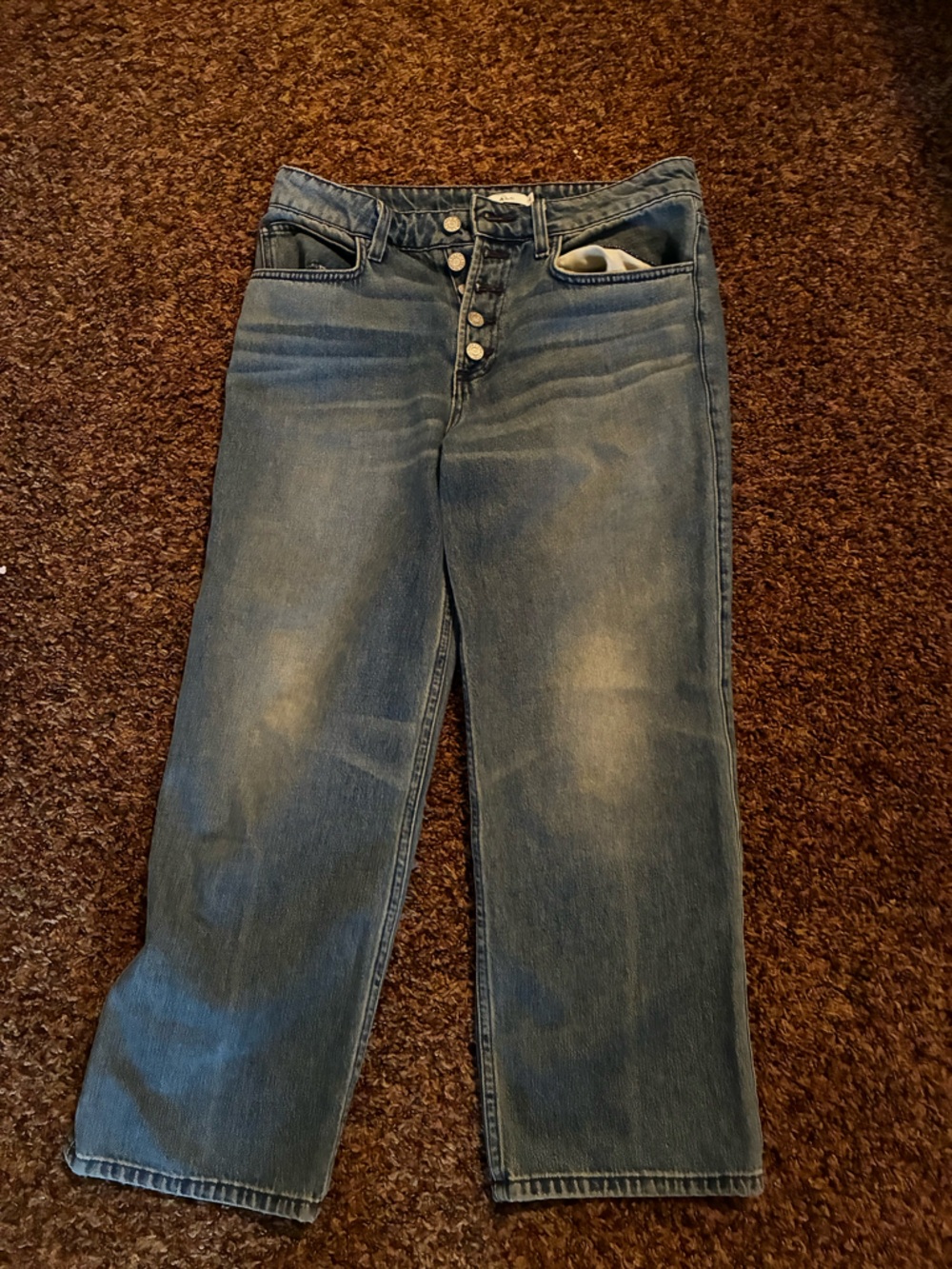 A.L.C. High Rise Blue Jeans